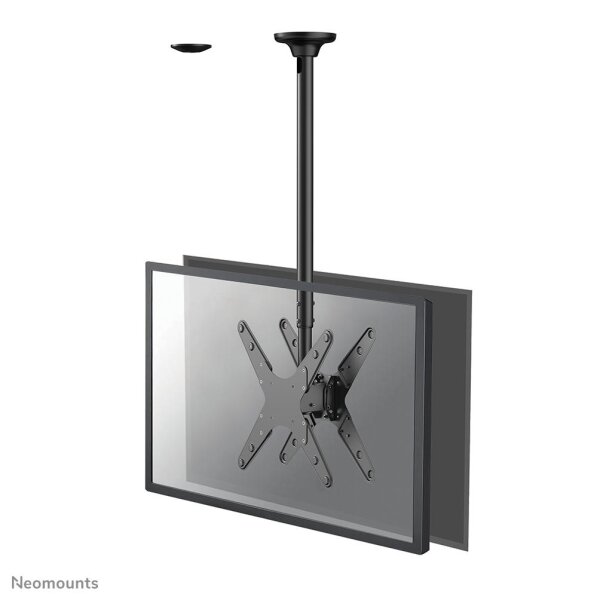 Neomounts TV/Monitor Deckenhalterung, 50 kg, 81,3 cm (32"), 190,5 cm (75"), 400 x 400 mm, Höhenverstellung, Schwarz