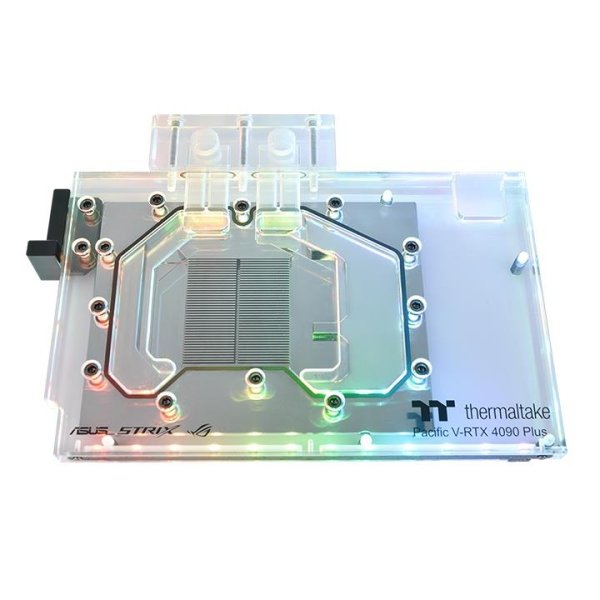 Thermaltake CL-W368-PL00SW-A, Wasserblock, Acryl, Kupfer, Transparent, 1/4", V-RTX 4090 Plus, 220,9 mm