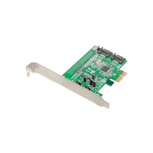 Dawicontrol DC-600E, SATA, Serial ATA II, Serial ATA III, 0, 1, JBOD, 5 Gbit/s, Marvell 88SE9128, Windows 7 Home Premium, Windows 7 Home Premium x64, Windows 7 Professional, Windows 7 Professional..., Halbe Höhe (Niedriges Profil)