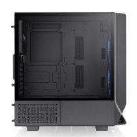 Thermaltake Ceres 300 TG, Midi Tower, PC, Schwarz, ATX, EATX, micro ATX, Mini-ITX, SPCC, Gehärtetes Glas, 18,5 cm