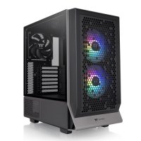 Thermaltake Ceres 300 TG, Midi Tower, PC, Schwarz, ATX, EATX, micro ATX, Mini-ITX, SPCC, Gehärtetes Glas, 18,5 cm