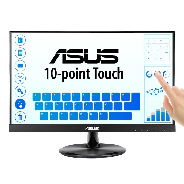 ASUS VT229H, 54,6 cm (21.5"), 1920 x 1080 Pixel, Full HD, LED, 5 ms, Schwarz