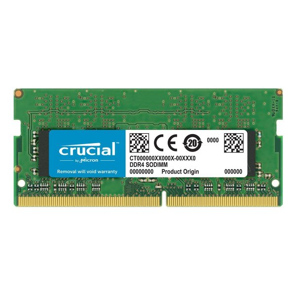 Crucial 16GB DDR4, 16 GB, 1 x 16 GB, DDR4, 2400 MHz, 260-pin SO-DIMM