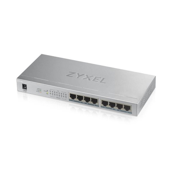 ZyXEL GS1008HP, Unmanaged, Gigabit Ethernet (10/100/1000), Power over Ethernet (PoE)