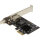 Inter-Tech ST-7266, PCIe, RJ-45, Schwarz, Silber, PC, Passiv, Windows 10, Windows 11, Windows 7, Windows 8, Windows 8.1