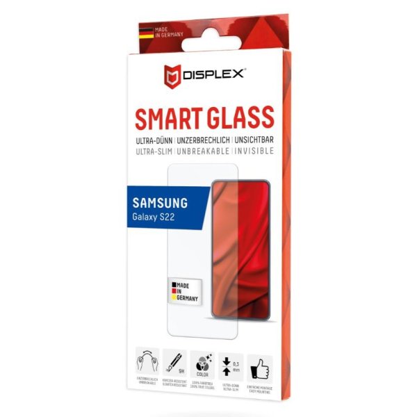 DISPLEX E.V.I. 01644, Samsung, Galaxy S22, Staubresistent, Schlagfest, Transparent, 1 Stück(e)