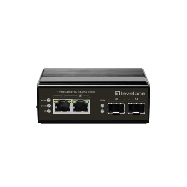 LevelOne IGP-0432, Unmanaged, Gigabit Ethernet (10/100/1000), Power over Ethernet (PoE)