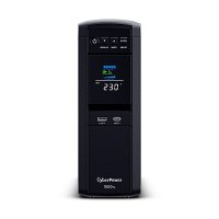 CyberPower Systems CyberPower CP1600EPFCLCD Line-Interactive USV 1600VA/1000W Reine Sinuswelle, AVR, LCD, USB (HID), DB9, RJ45 Lan Protection, Ausgang (6) Schuko, Expansion Port für opt. Netzwerkkomunikation, USB A+C Ladegerät, Line-Interaktiv, 1,6 kVA, 1