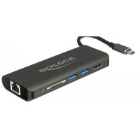 Delock 87721, USB 3.2 Gen 1 (3.1 Gen 1) Type-A, Schwarz,...