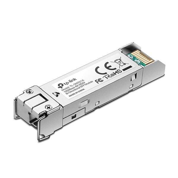 TP-LINK 1000Base-BX WDM Bidirektionales SFP-Modul, Faseroptik, 1250 Mbit/s, SFP, LC (UPC), 9/125 µm, BX