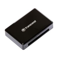 Transcend CFast 2.0 USB3.0, CF, CF Typ II, Schwarz, CE/FCC/BSMI/KC/RCM/EAC, USB 3.2 Gen 1 (3.1 Gen 1), 5 V, 0 - 70 °C